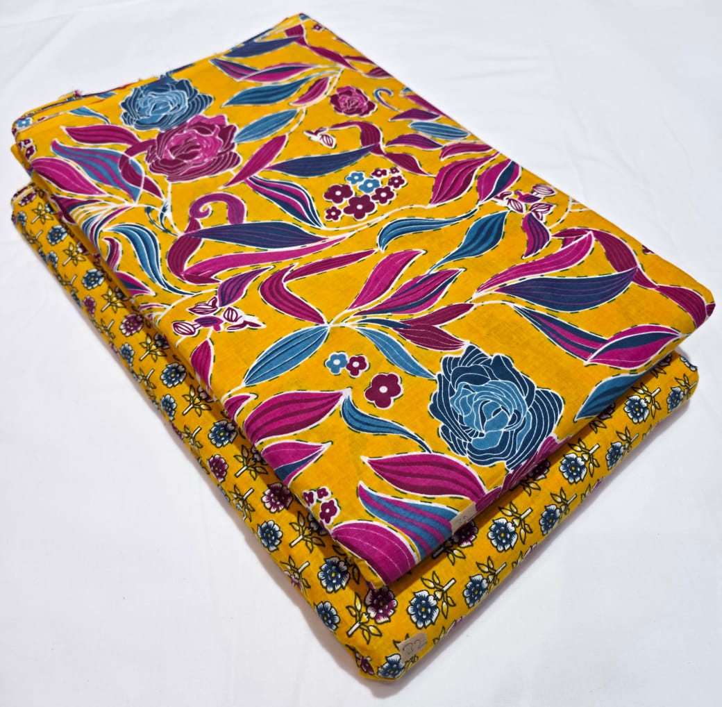Cotton 60 60 Fabric New Arrival - Radha Kishan Fabtex
